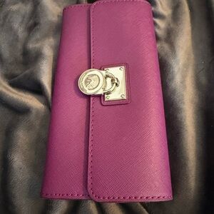 Michael Kors Purple Wallet